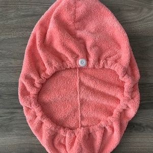 Pink Hair Towel Wrap Turban